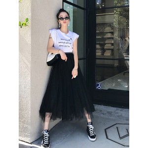 women's new fashion Korean version of the high waist long
