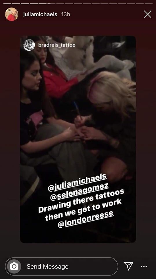 Selena បង្ហោះនៅលើគណនី Instagram ជាមួយ Julia