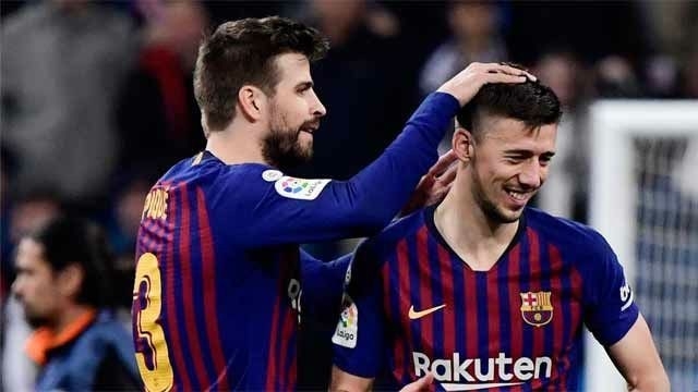Gerard Pique និង Clement Lenglet 
