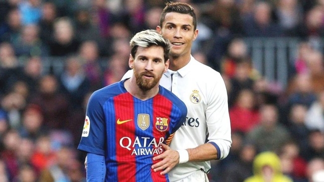 កីឡាករ Cristiano Ronaldo និង&nbsp;Lionel Messi