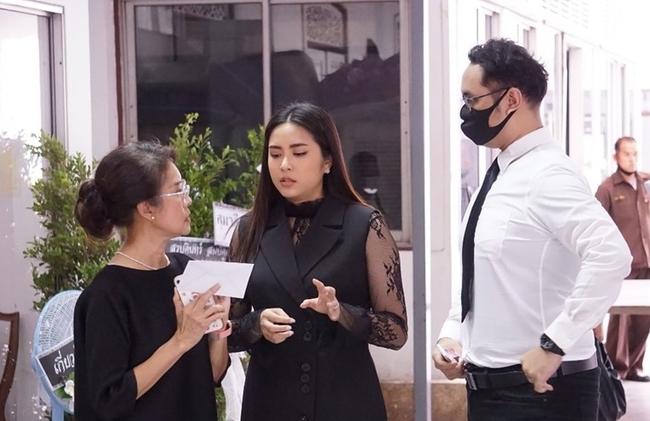ទិដ្ឋភាពក្នុងពិធីបុណ្យសពរបស់ Kanjana
