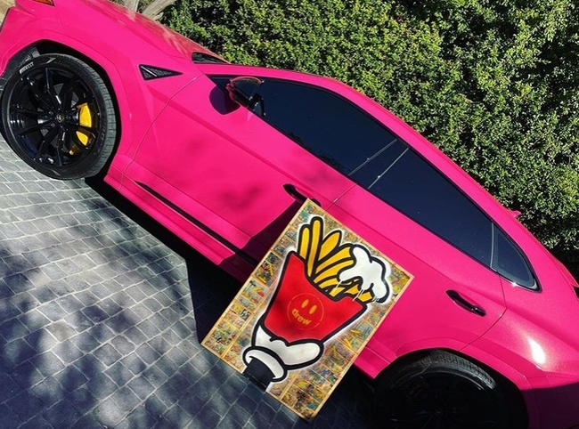 ឡាន Lamborghini របស់ Justin